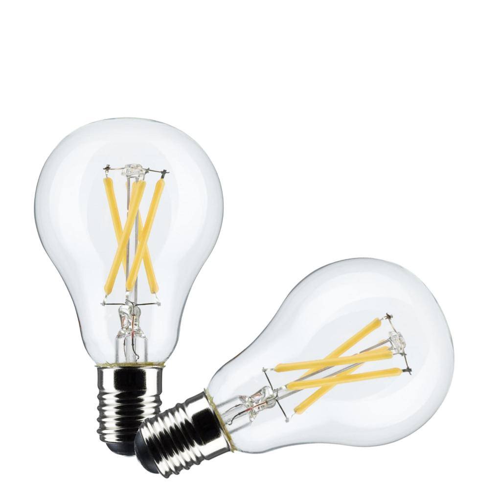 5.5 watt 120 volt A15 Intermediate Screw Base 2700K Warm White Clear LED Light Bulb 1