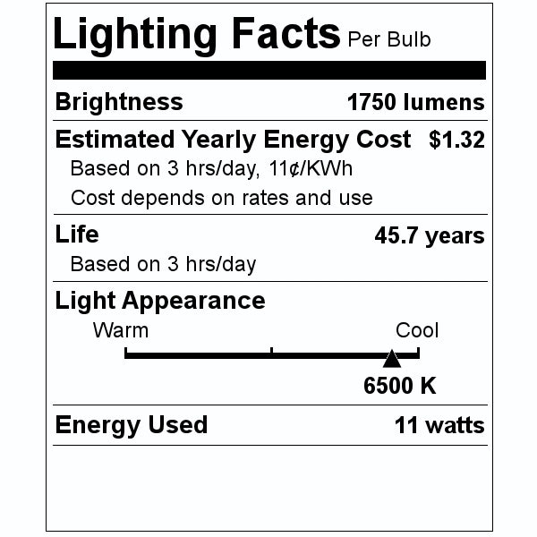 36" 11 watt 120 volt T8 Medium Bi-Pin Base CCT Selectable LED Light Bulb 2