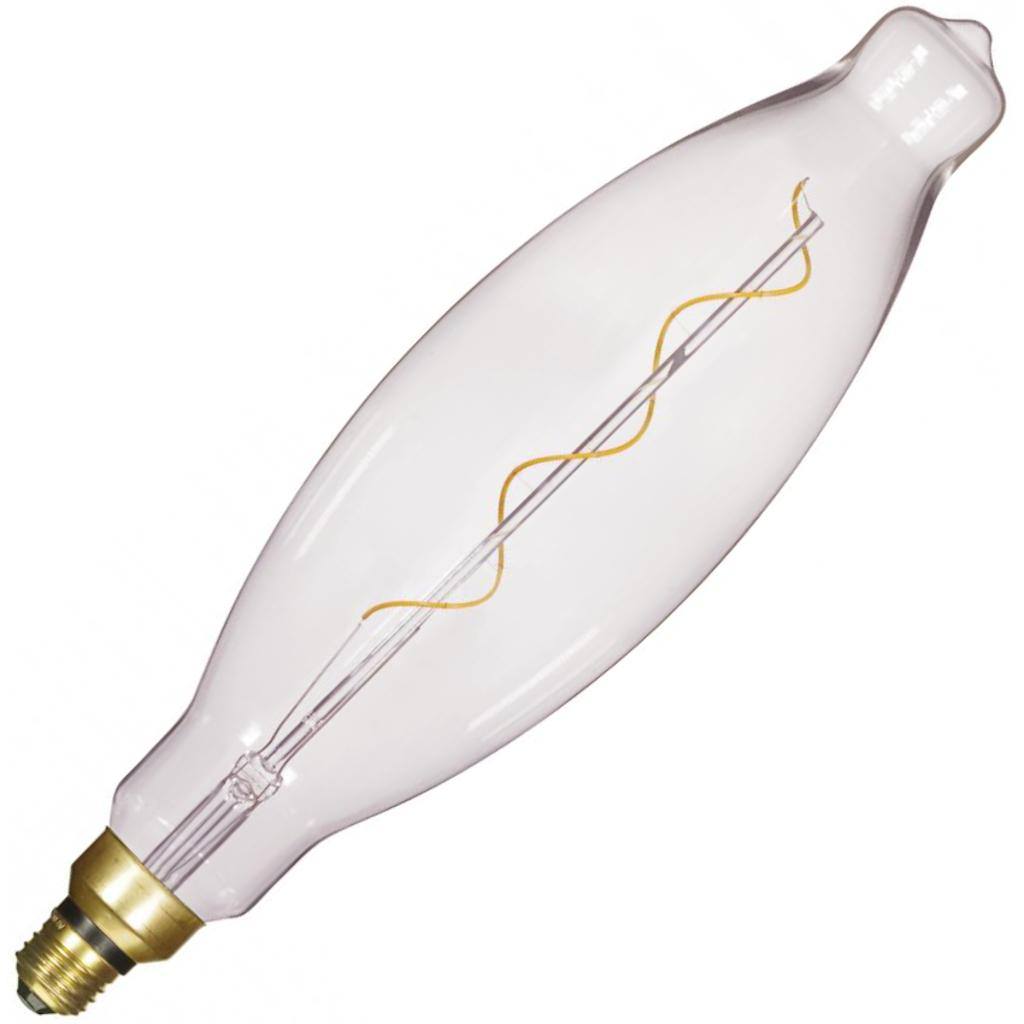 4 watt 120 volt BT38 Medium Screw Base 2150K Warm White Dimmable LED 1