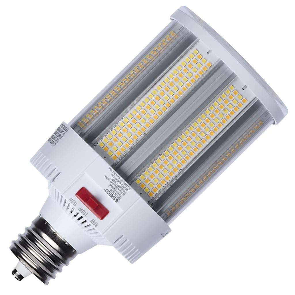 Selectable watt 120/277 volt Mogul Screw Base CCT Selectable Power Selectable White LED 1