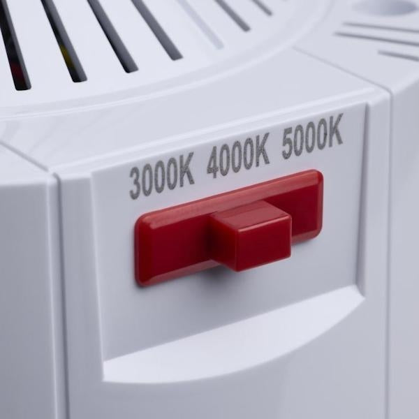 Selectable watt 277/480 volt Corncob Mogul Extended Screw Base CCT Selectable White Clear Lens Polycarbonate Ballast Bypass / Direct Wire Dimmable LED 4