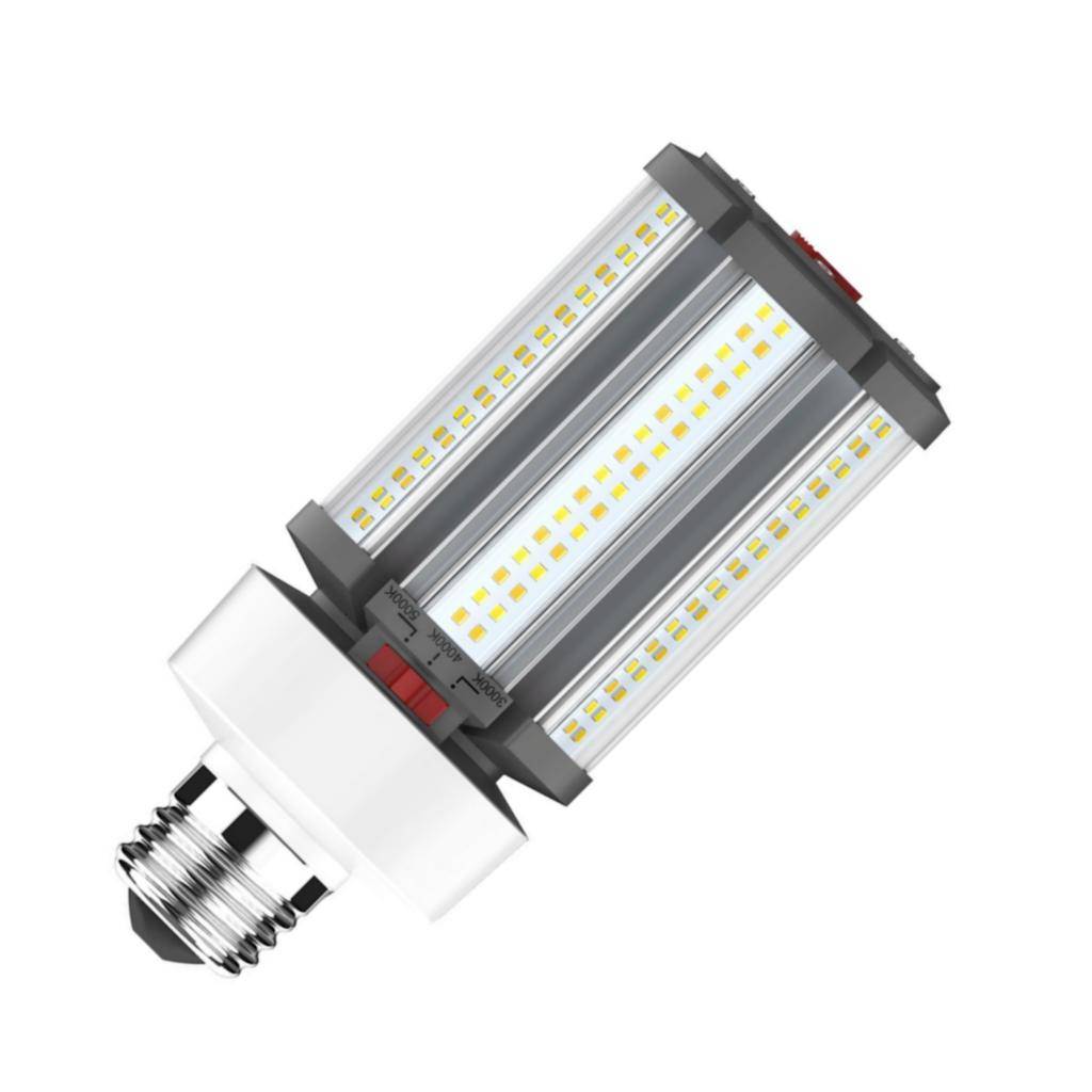 45 watt 120/277 volt Medium Screw Base CCT Selectable Dark Gray LED Light Bulb 1