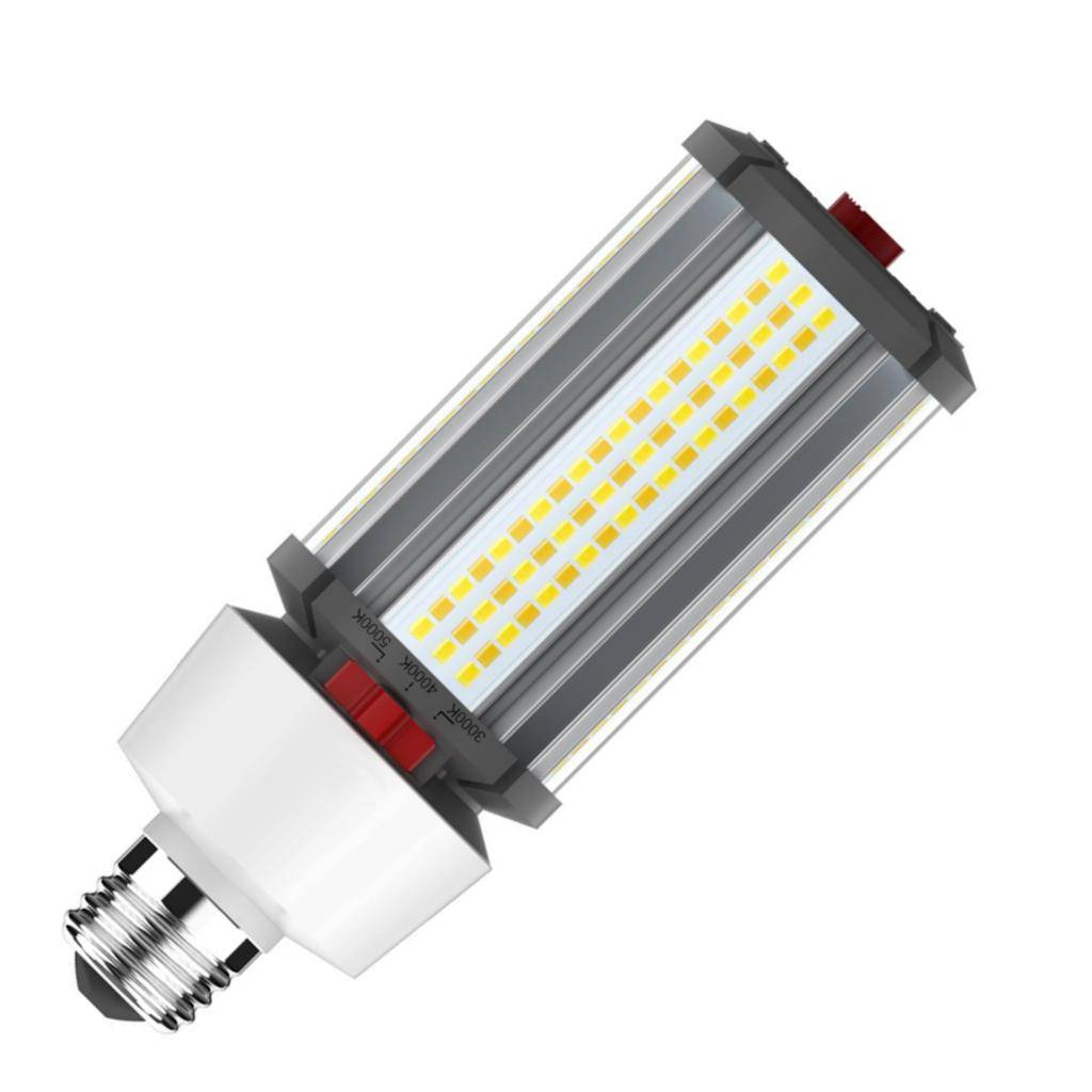 22 watt 120/277 volt Medium Screw Base White CCT Sekectabkle LED Light Bulb 1