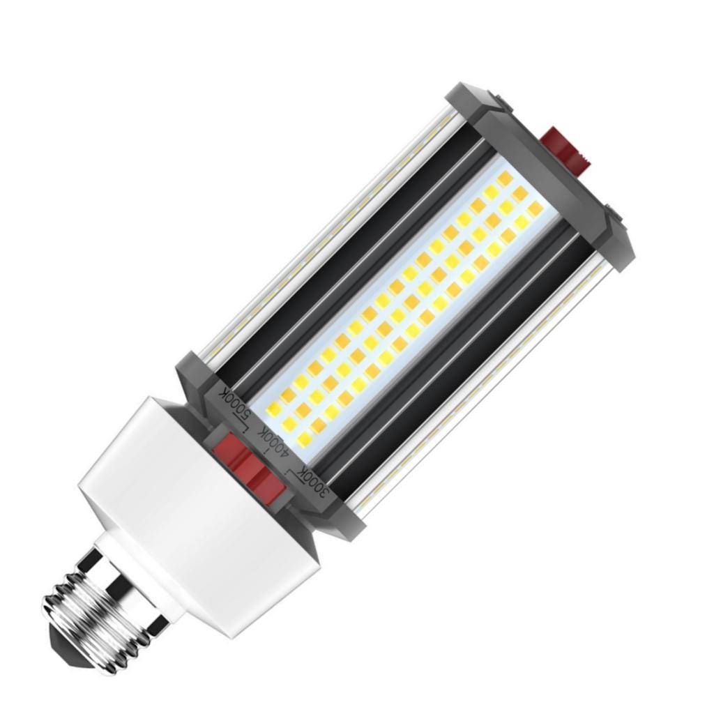 27 watt 120/277 volt Medium Screw Base CCT Selectable White LED Light Bulb 1
