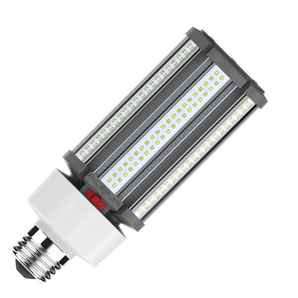 45 watt 277/480 volt Medium Screw Base CCT Selectable White LED Light Bulb 1