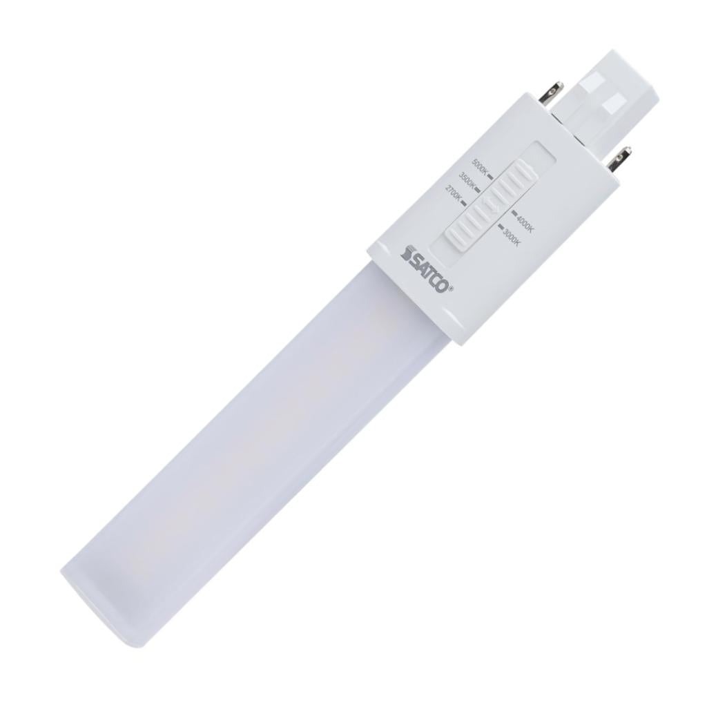 6 watt 120/277 volt PL 2-Pin Base CCT Selectable LED Light Bulb 1