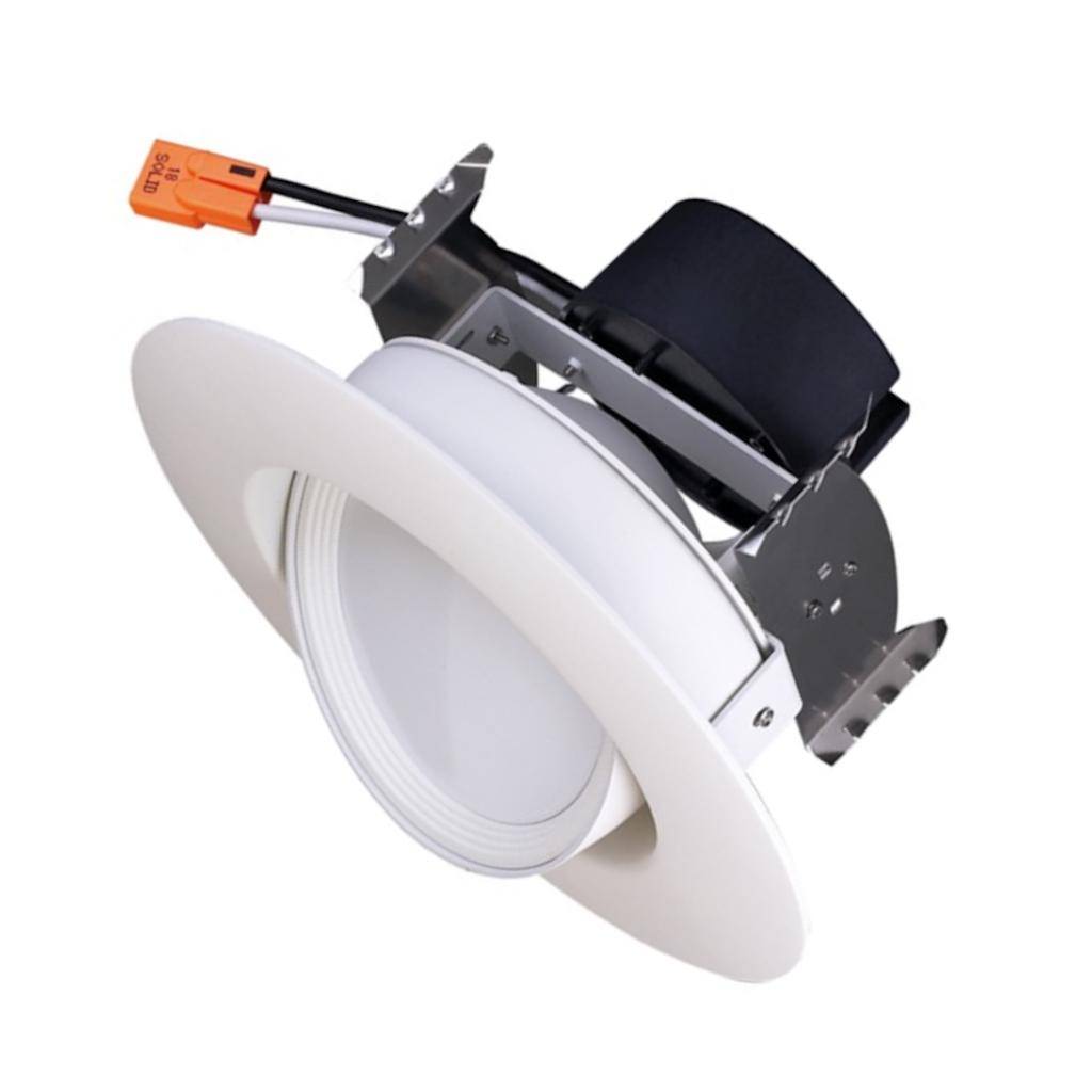 4" 9.5 watt 120 volt 2700K Dimmable Flood LED Retrofit Kit 1