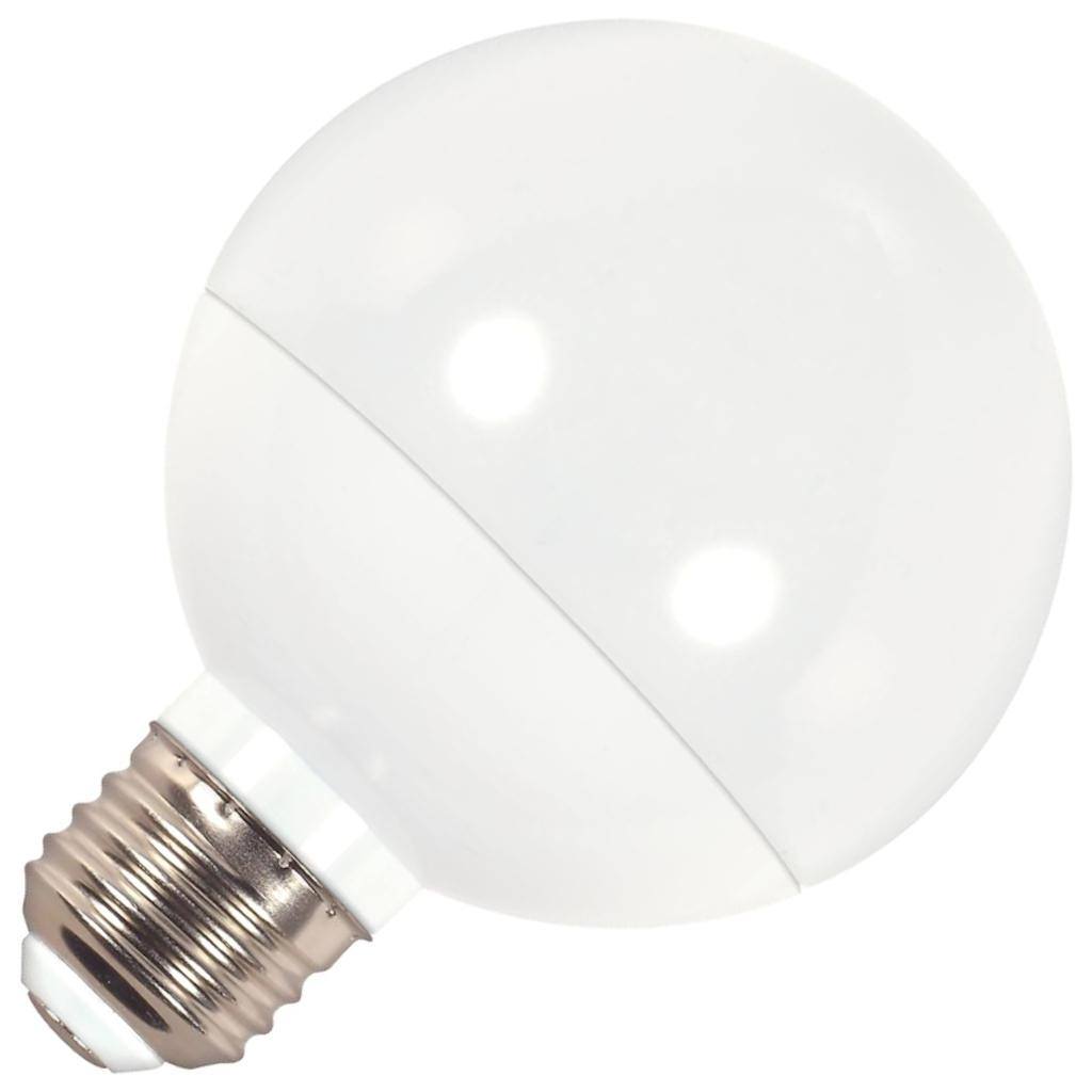 4 watt 120 volt G25 Medium Screw Base 2700K Warm White Dimmable LED 1