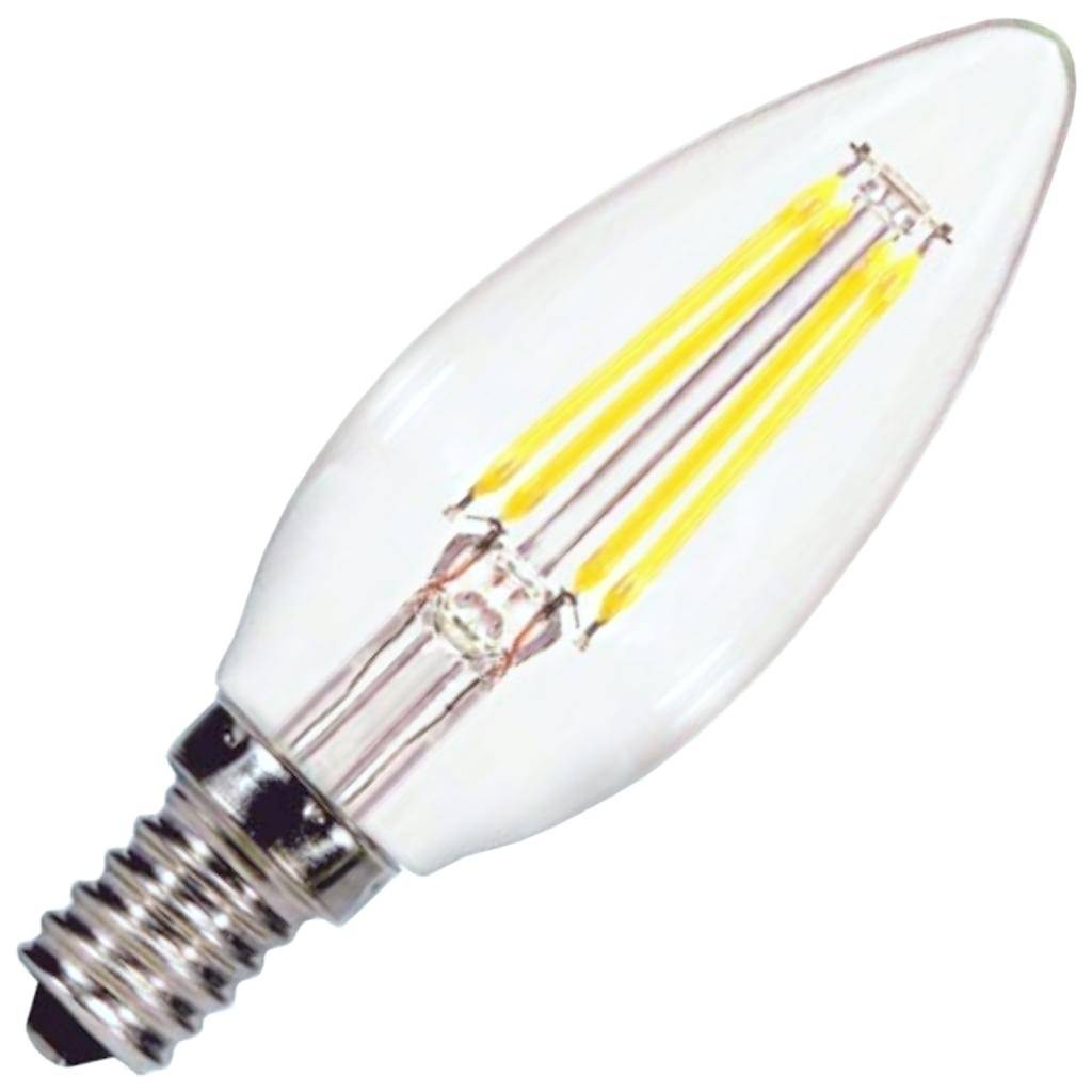 4.5 watt 120 volt B10 Candelabra Screw Base 2700K Warm White Dimmable LED 1