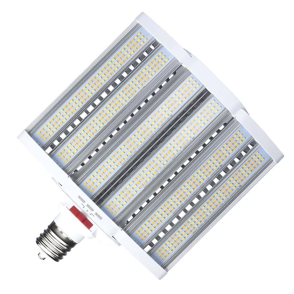 Selectable watt 120/277 volt Corncob Exclusionary Mogul Screw Base CCT Selectable LED Wall Pack 1