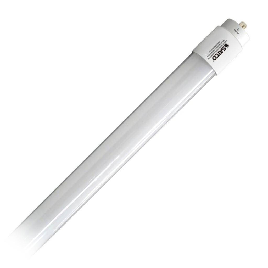 8' 40 watt 120/277 volt T8 Single Pin Base 3500K Neutral White Ballast Bypass LED Light Bulb 1