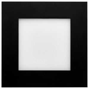 6" 12 watt 120 volt CCT Selectable Black Square Dimmable LED Architectural Recessed Downlight 3