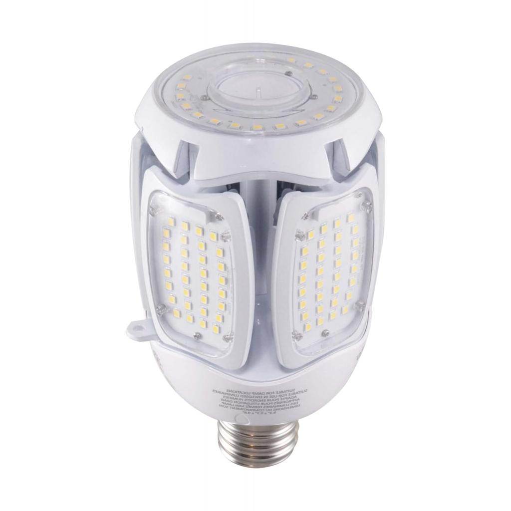 75 watt 120/277 volt Corncob Exclusionary Mogul Screw Base 5000K Daylight LED Light Bulb 1