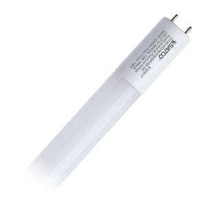 48" 15 watt 120/277 volt T8 Medium Bi-Pin Base 3000K Natural White LED Light Bulb 1