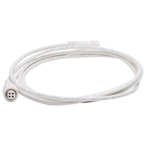 6' 4-Pin White Plastic Rubber Remote Driver Extension Cord 1