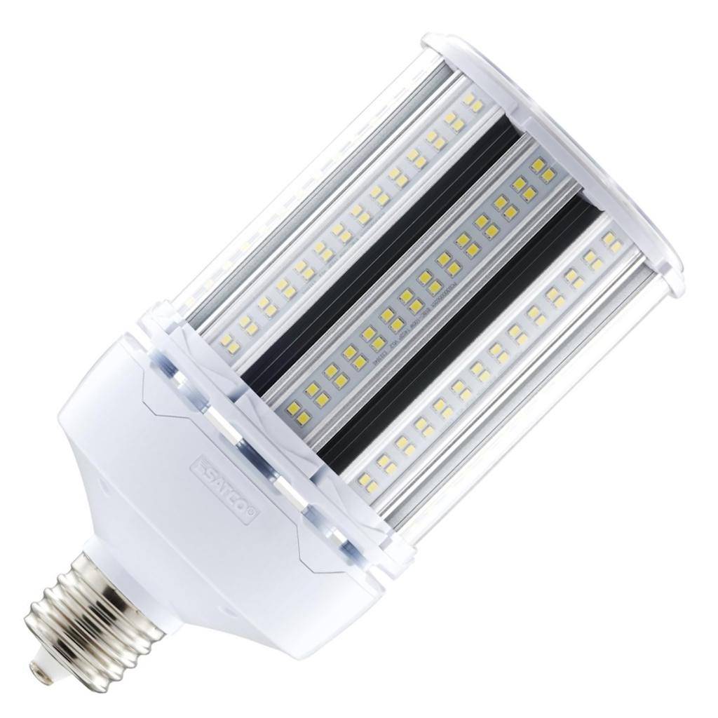 100 watt 120/277 volt Corncob Extended Mogul Screw Base 4000K Cool White LED Light Bulb 1