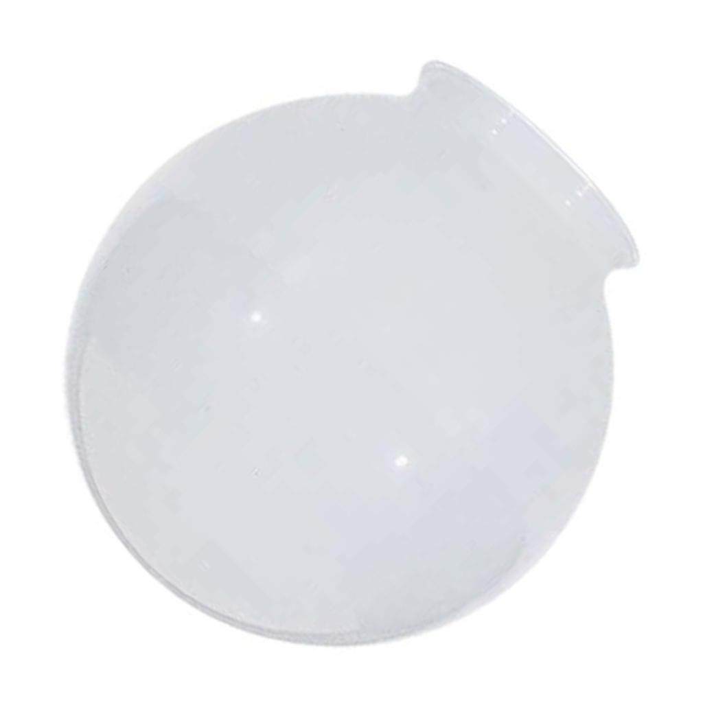 3.75" Fitter Glossy White Glass Ball Shade 1