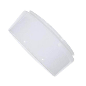 5.875" Fitter White Glass Drum Shade 1