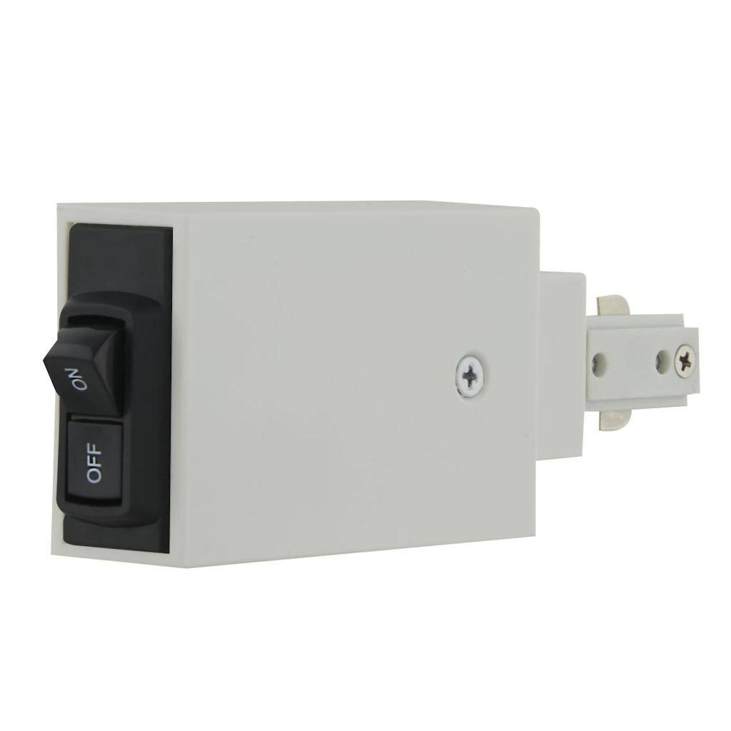 White LED Track Live End Current Limiter 1