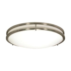 13" 25 watt 120 volt CCT Selectable Round Brushed Nickel Ceiling Light Fixture 1