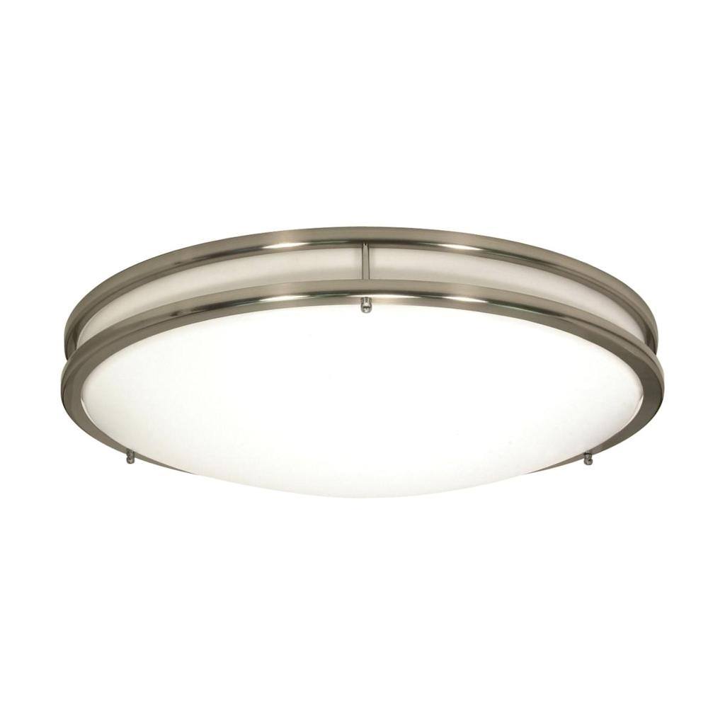 17" 25 watt 120 volt CCT Selectable Round Brushed Nickel Ceiling Light Fixture 1