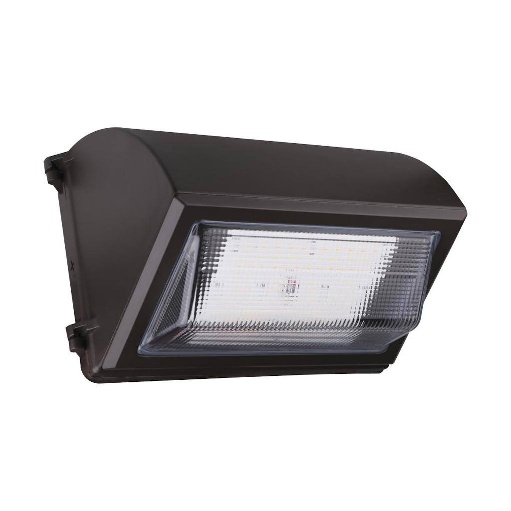 80/100/120 watt 120/277 volt CCT Selectable Bronze LED Wall Pack 1