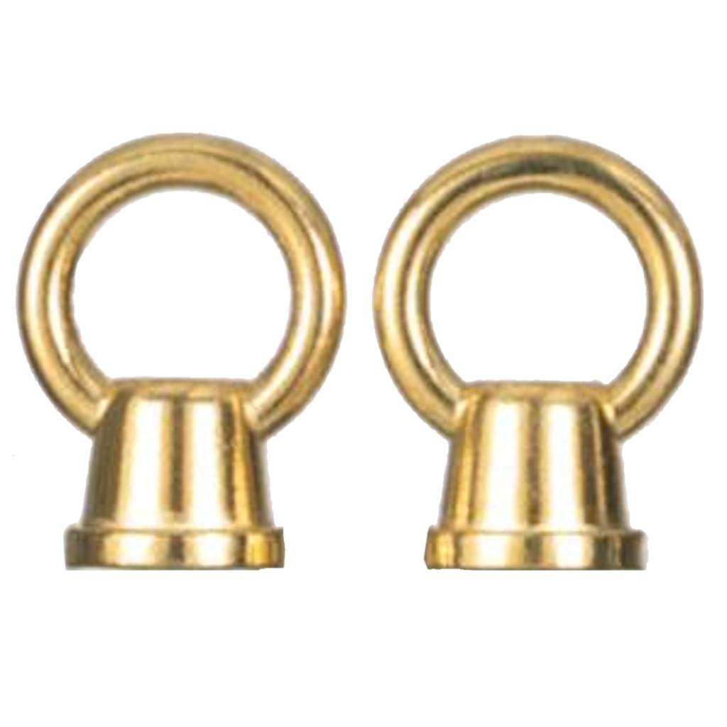 2" Female Loop Antique Brass Finish (2 Pack) 1