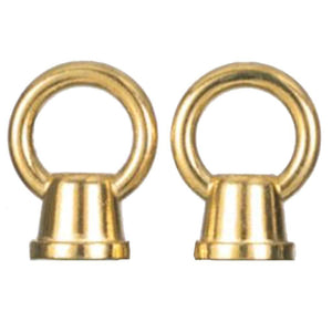 2" Female Loop Antique Brass Finish (2 Pack) 1