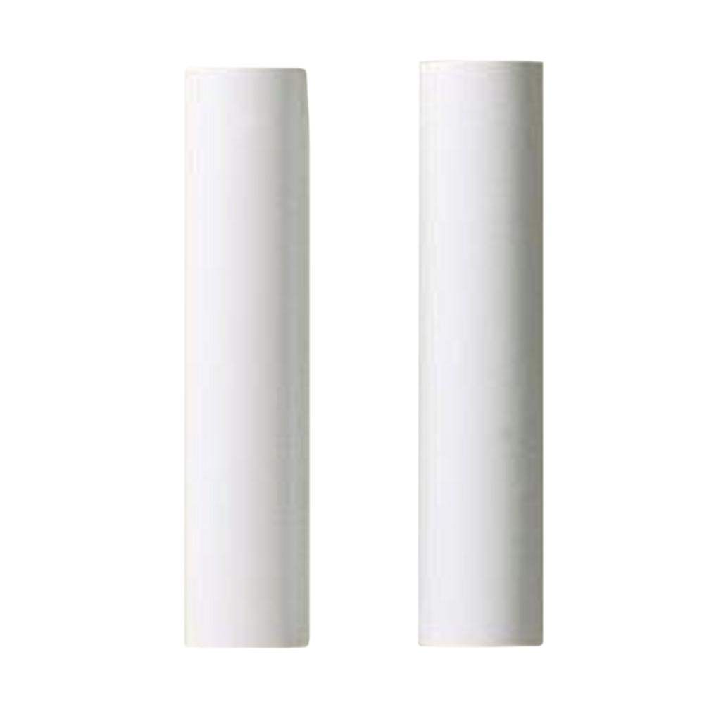 Plastic Candle Covers White Plastic 4" Height (2 Pack) 1