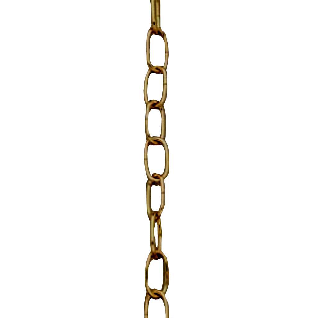 3' 8 Gauge Chain Antique Brass Finish 1