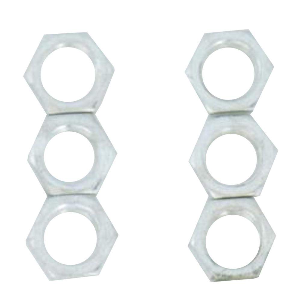 1/8 IPS Steel Locknuts (6 Pack) 1