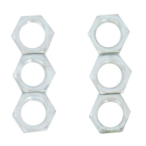 1/8 IPS Steel Locknuts (6 Pack) 1