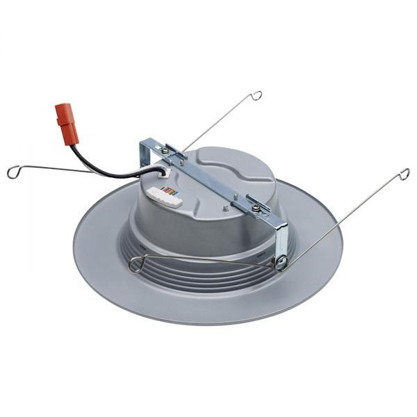 5"-6" 9 watt 120 volt CCT Selectable Brushed Nickel Dimmable LED Retrofit Downlight 2