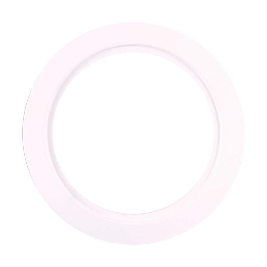 4" Round White Goof Ring for Remote Driver Installation 1