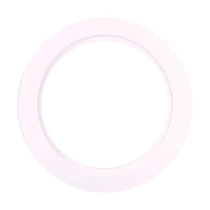 4" Round White Goof Ring for Remote Driver Installation 1