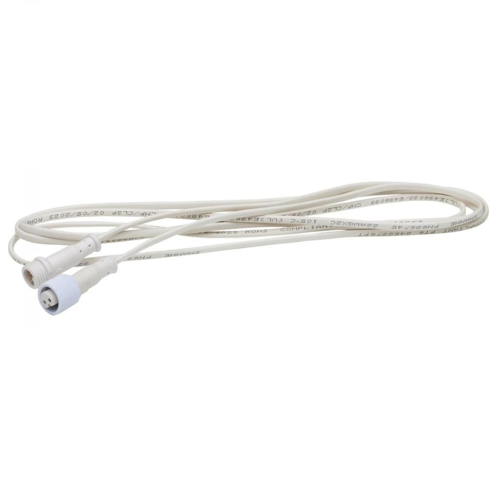 6' 2-Pin Remote Driver White Extension Cable 1