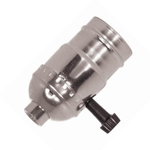 1/4 IPS Cap Nickel 3 Way 2 Circuit Turn Knob Socket 1