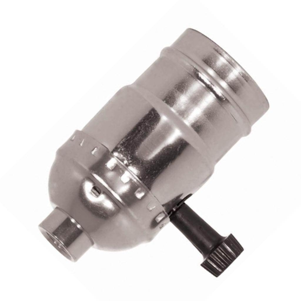 1/8 IPS Cap Nickel On-Off Turn Knob Socket 1