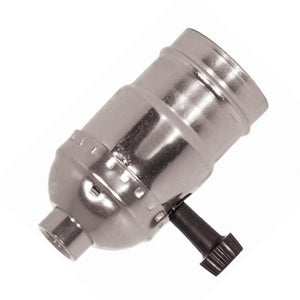 1/8 IPS Cap Nickel On-Off Turn Knob Socket 1