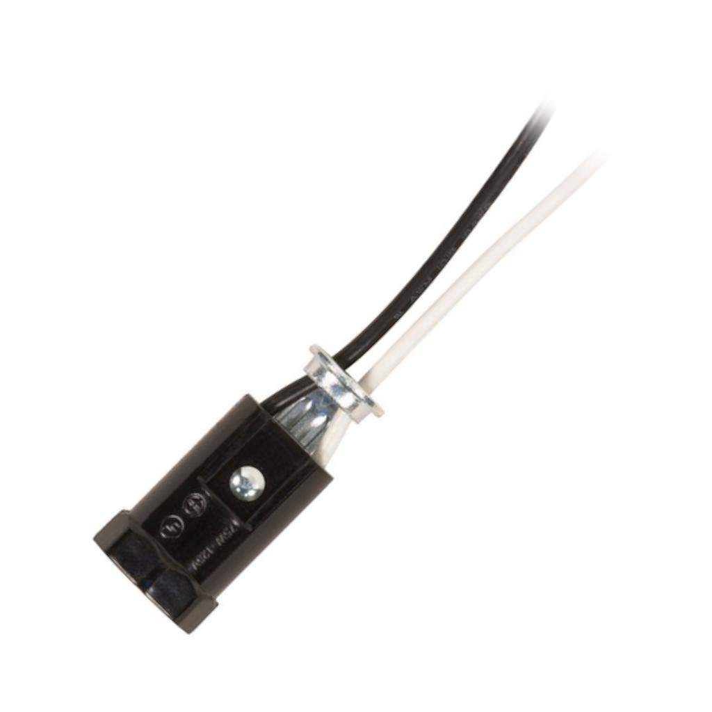 Phenolic Candelabra Sockets with Leads 1