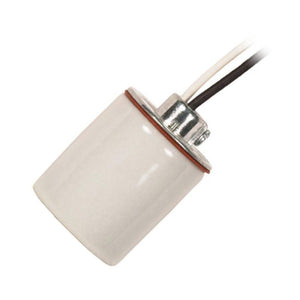 1/8 IPS Porcelain Keyless Socket with Cap 1