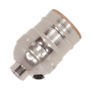 1/8 IPS Cap Nickel Short Keyless Socket with Side Outlet 1