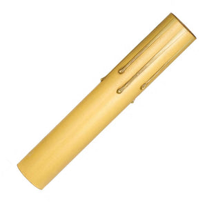 8" Ivory Drip Paper Candle Cover 1