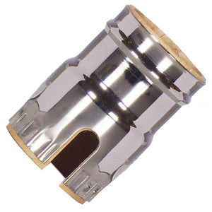 3 Piece Push Thru - Polished Nickel Shell With Paper Liner 1