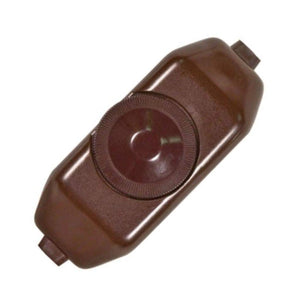 Brown Full Range Lamp Cord Rotary Dimmer Switch 1