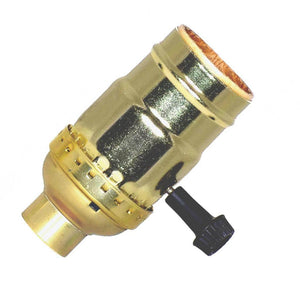 Screw 3 Way Brite Gilt with Removable Knobs 1
