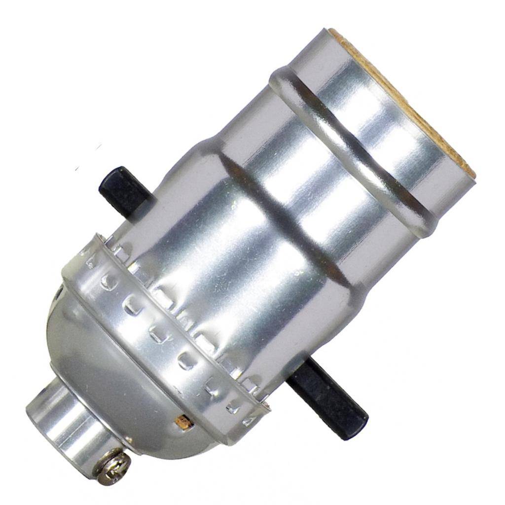 On-Off 1/8 IPS Nickel Push Thru Socket 1