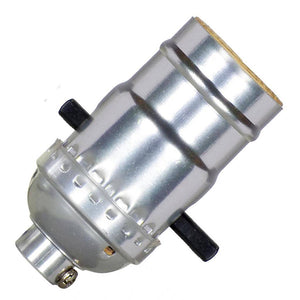On-Off 1/8 IPS Nickel Push Thru Socket 1