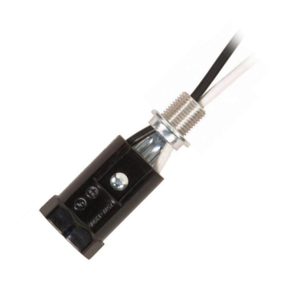 Phenolic Candelabra Sockets with Leads 1