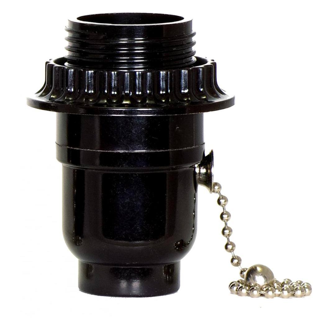 On-Off Metal Bushing 1/8 IPS Nickel Pull Chain Socket 1